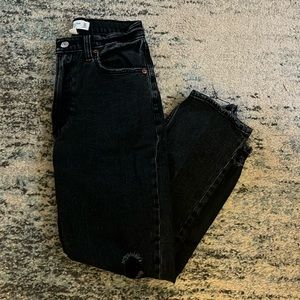 Curve Love Abercrombie Ultra High Rise Straight Ankle